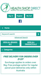 Mobile Screenshot of healthshopdirect.com.au